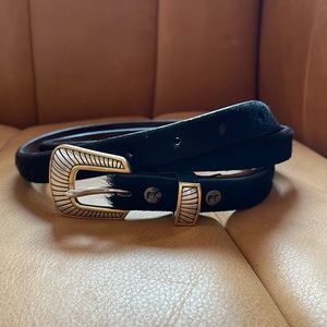 WILL leather goods pony hair belt